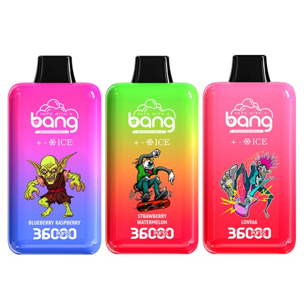 bang 36k ice-0 Vape Bang 36000 puff 36k E-cigareta-10PCS/1 škatla