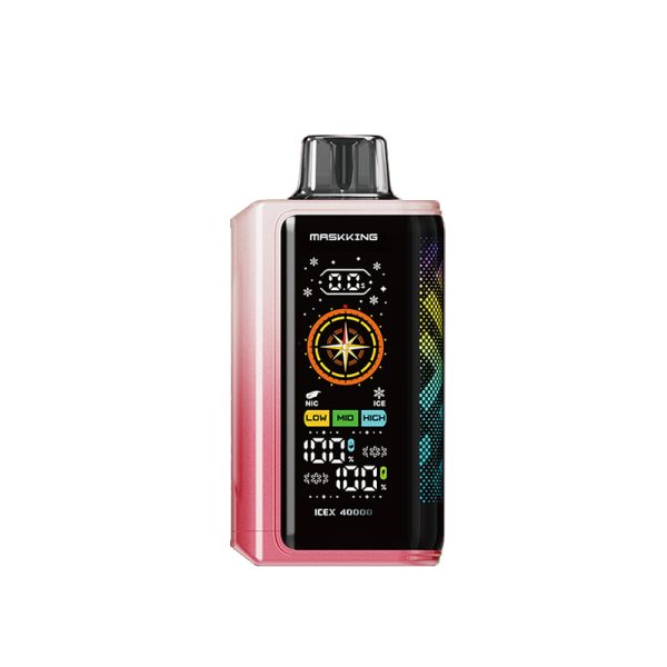 maskking vape ic x 40k-2 maskking vape icex 40k-E-cigareta-10PCS/1 škatla